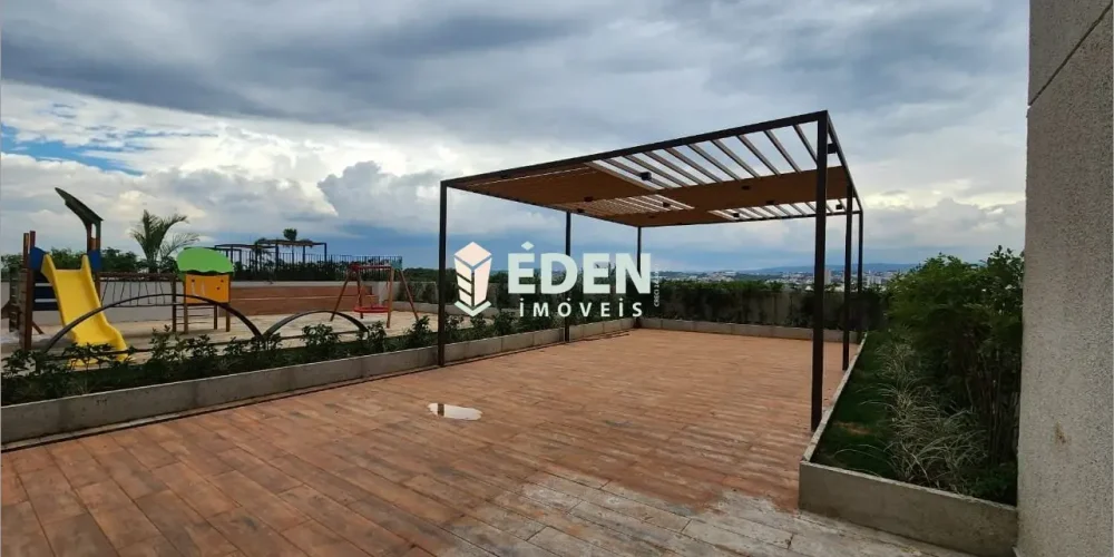 Sacada gourmet de apartamento com fechamento em vidro e vista para a cidade no bairro Campolim, Sorocaba