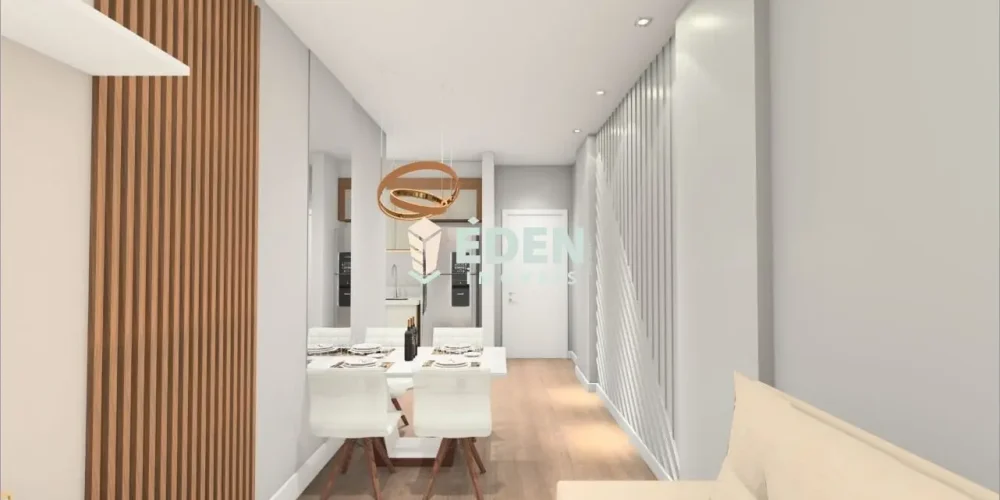 Sacada gourmet com churrasqueira e vista panorâmica em apartamento no Jardim Éder em Sorocaba