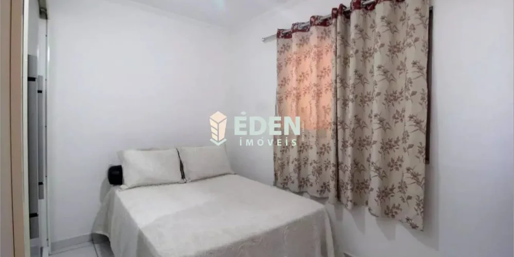 Sacada gourmet de apartamento com bancada e ampla vista no bairro Jardim Éden em Sorocaba